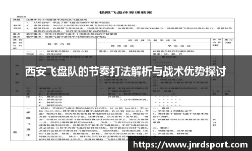 西安飞盘队的节奏打法解析与战术优势探讨